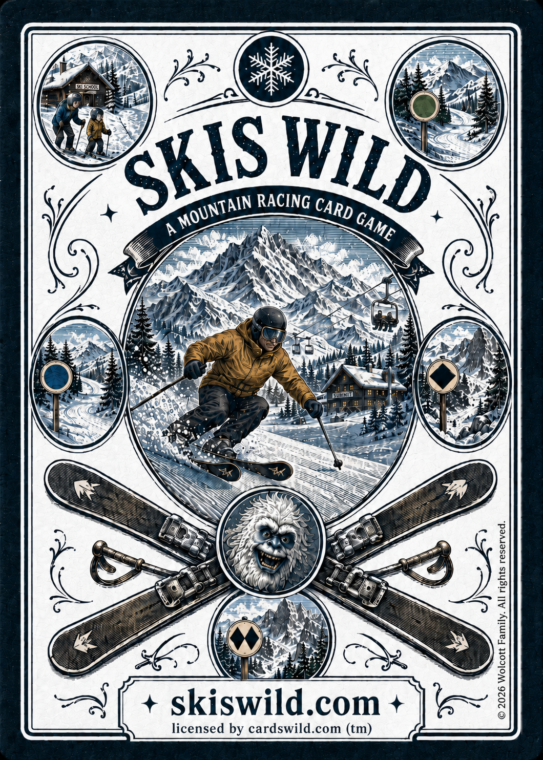 Skis Wild card game cover